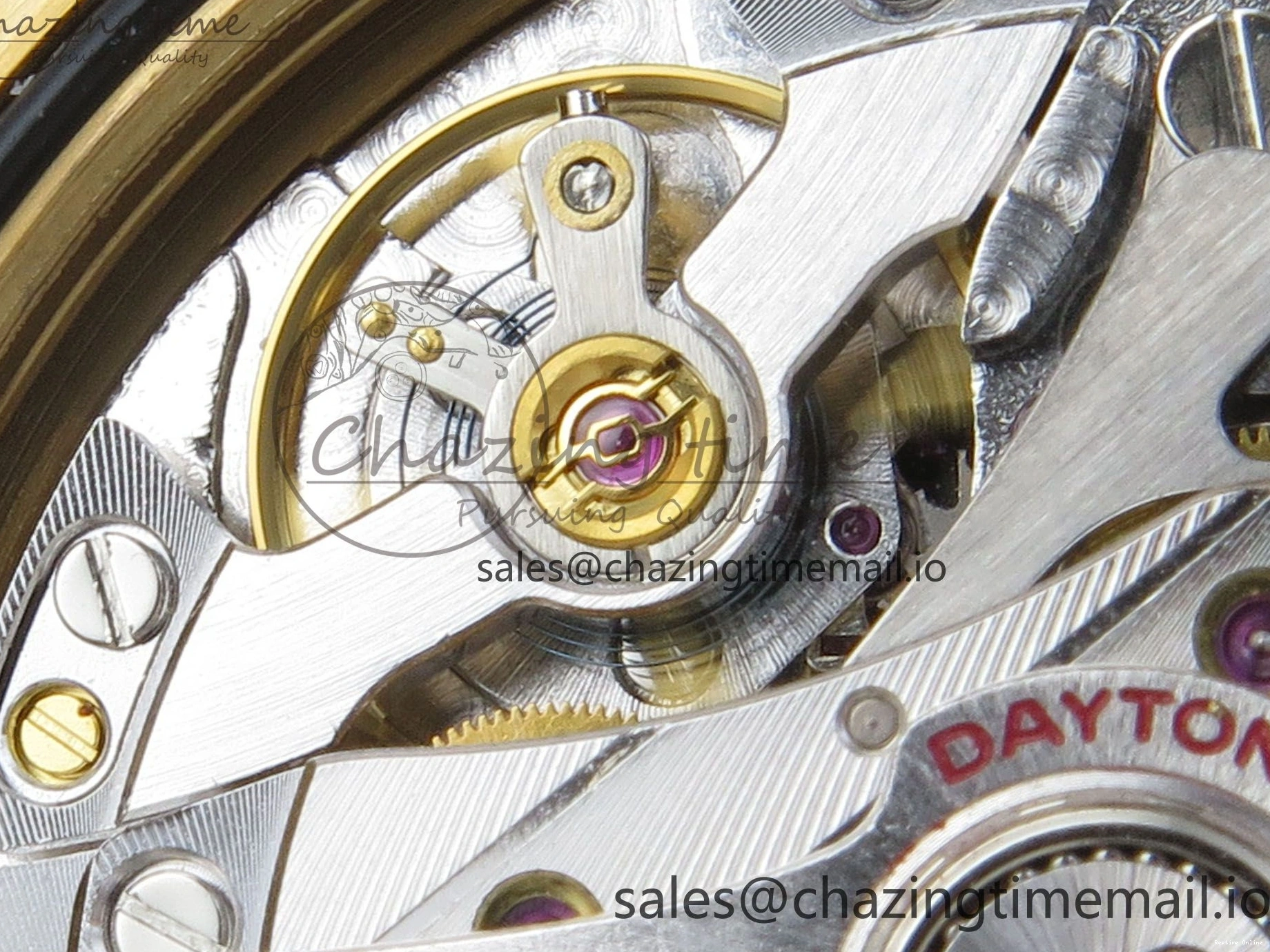 1228 Casual Daytona 126508 YG QF 1:1 Best Edition YG Dial Crystal Markers On YG Bracelet SH4131 V6 (Gain Weight) 305